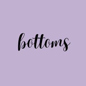 bottoms.